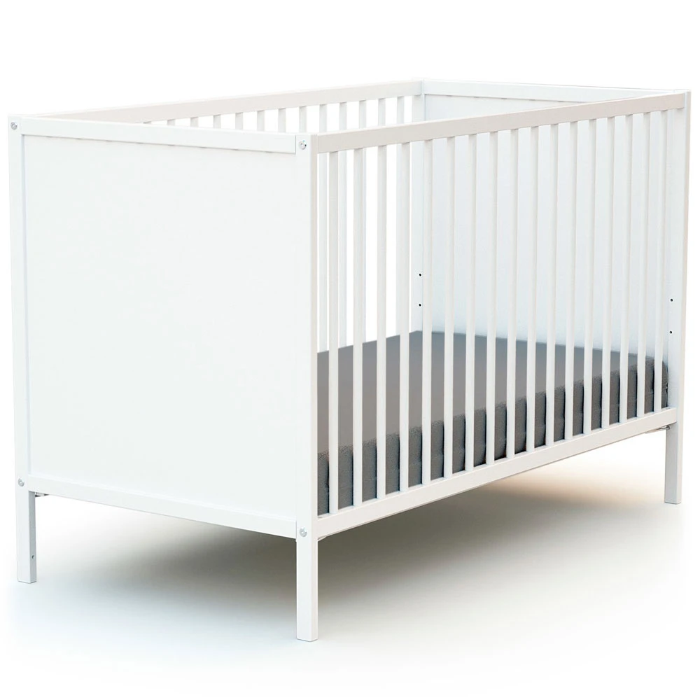 Chambre Duo Lit Bébé 60x120 Cm Et Commode à Langer Webaby Blanc 4 Chambre Duo Lit Bébé 60x120 Cm Et Commode à Langer Webaby Blanc – Image 4