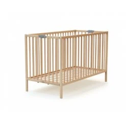 Lit Pliant 60x120 Cm Webaby Hêtre Verni