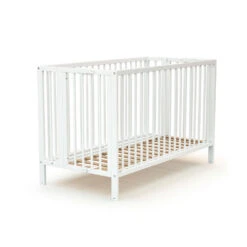 Lit Bébé Pliant 60x120 Cm Confort Blanc -Allobébé tq063106022 2
