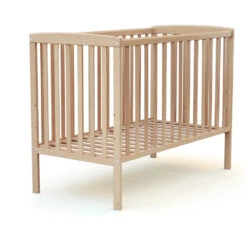 Lit Bébé 60x120 Confort Hêtre Verni