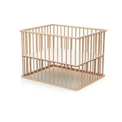 Parc Bébé 70x100 Cm Webaby Hêtre Verni -Allobébé tq081114128 2
