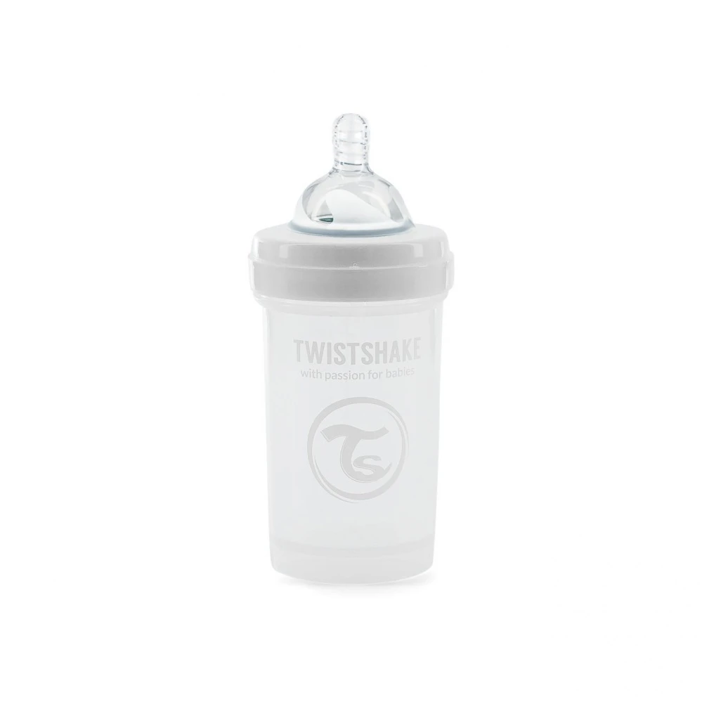 Twistshake Biberon Anti-colique 180 Ml Blanc 2 Twistshake Biberon Anti-colique 180 Ml Blanc – Image 2