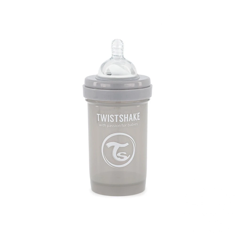 Twistshake Biberon Anti-colique 180 Ml Pastel Gris 2 Twistshake Biberon Anti-colique 180 Ml Pastel Gris – Image 2