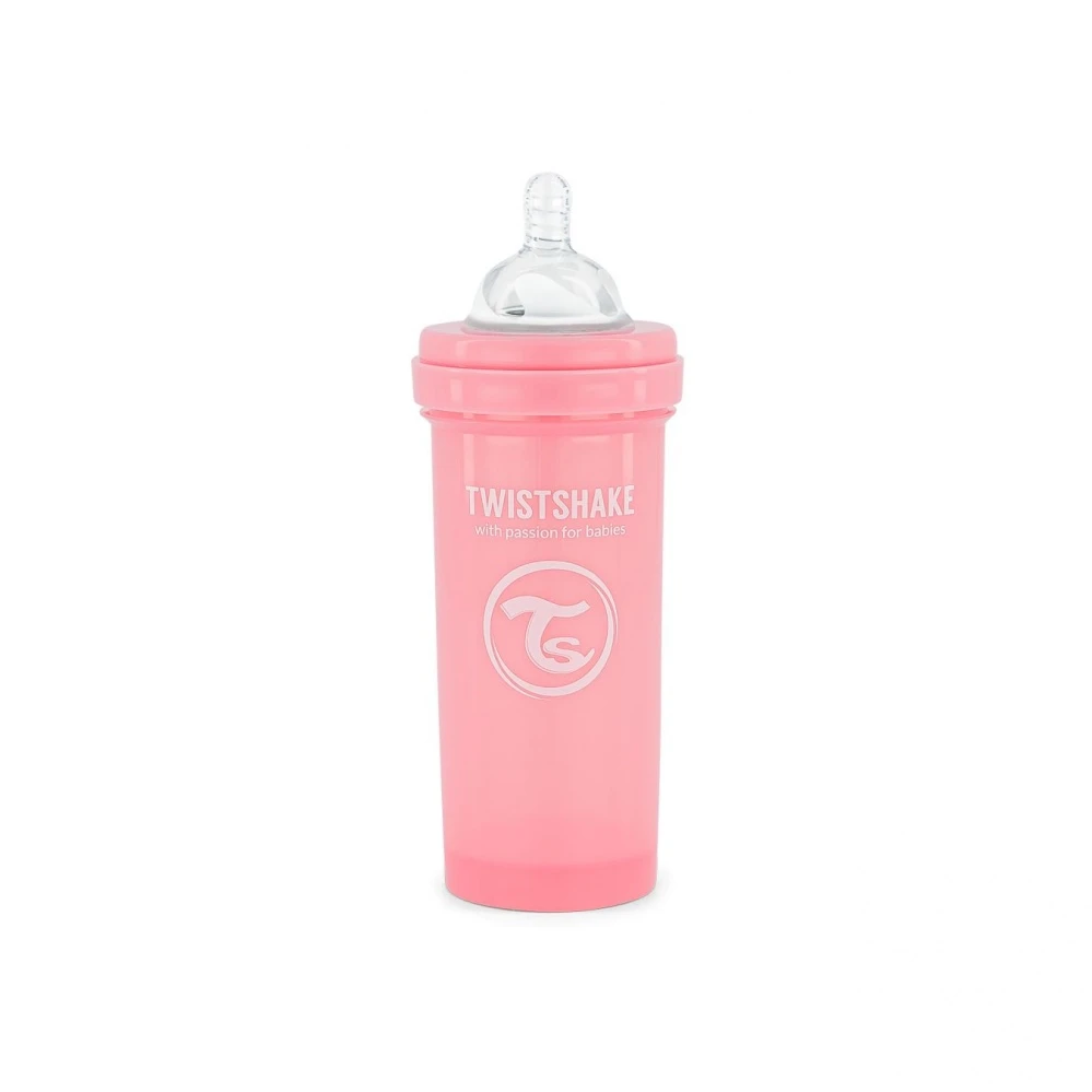 Twistshake Biberon Anti-colique 260 Ml Pastel Rose 2 Twistshake Biberon Anti-colique 260 Ml Pastel Rose – Image 2