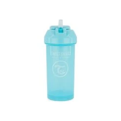 Twistshake Tasse à Paille 360ml Bleu Pastel - 6m+