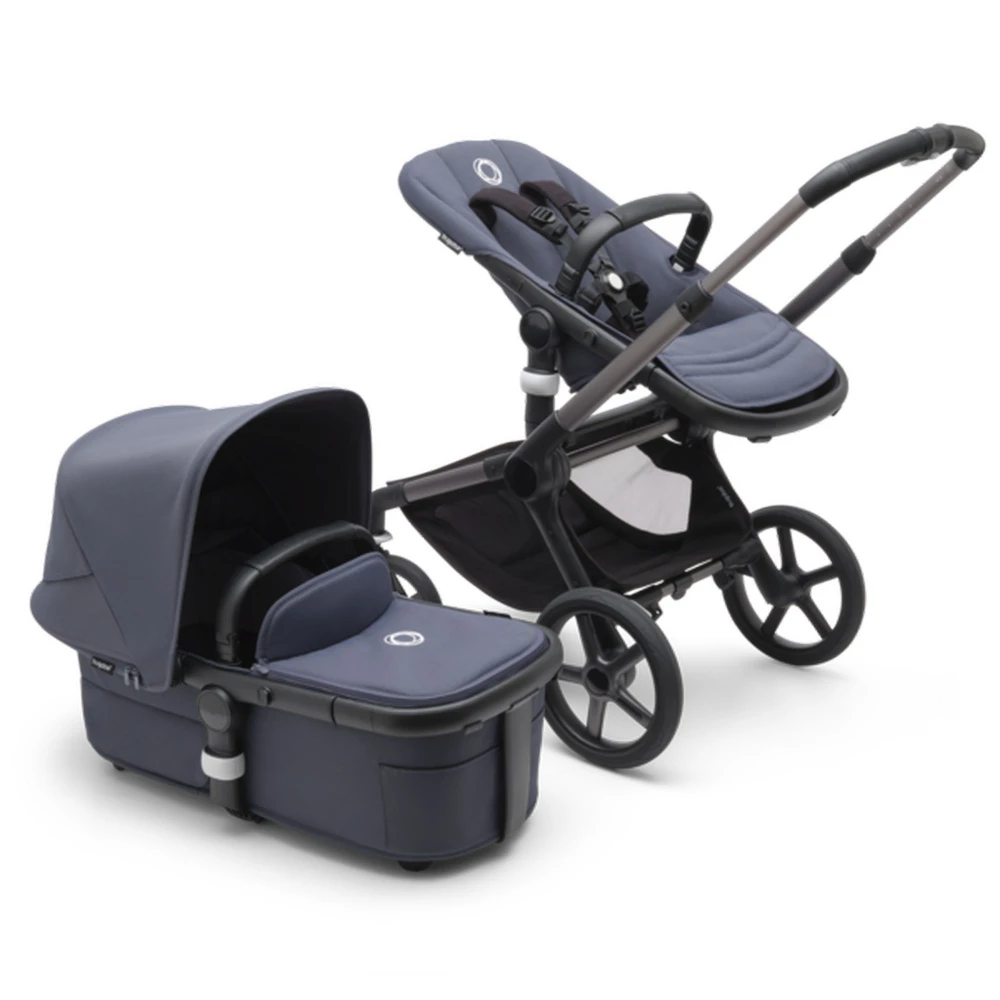 Bugaboo Pacl Poussette Duo Fox 5 Bleu 1 Bugaboo Pacl Poussette Duo Fox 5 Bleu