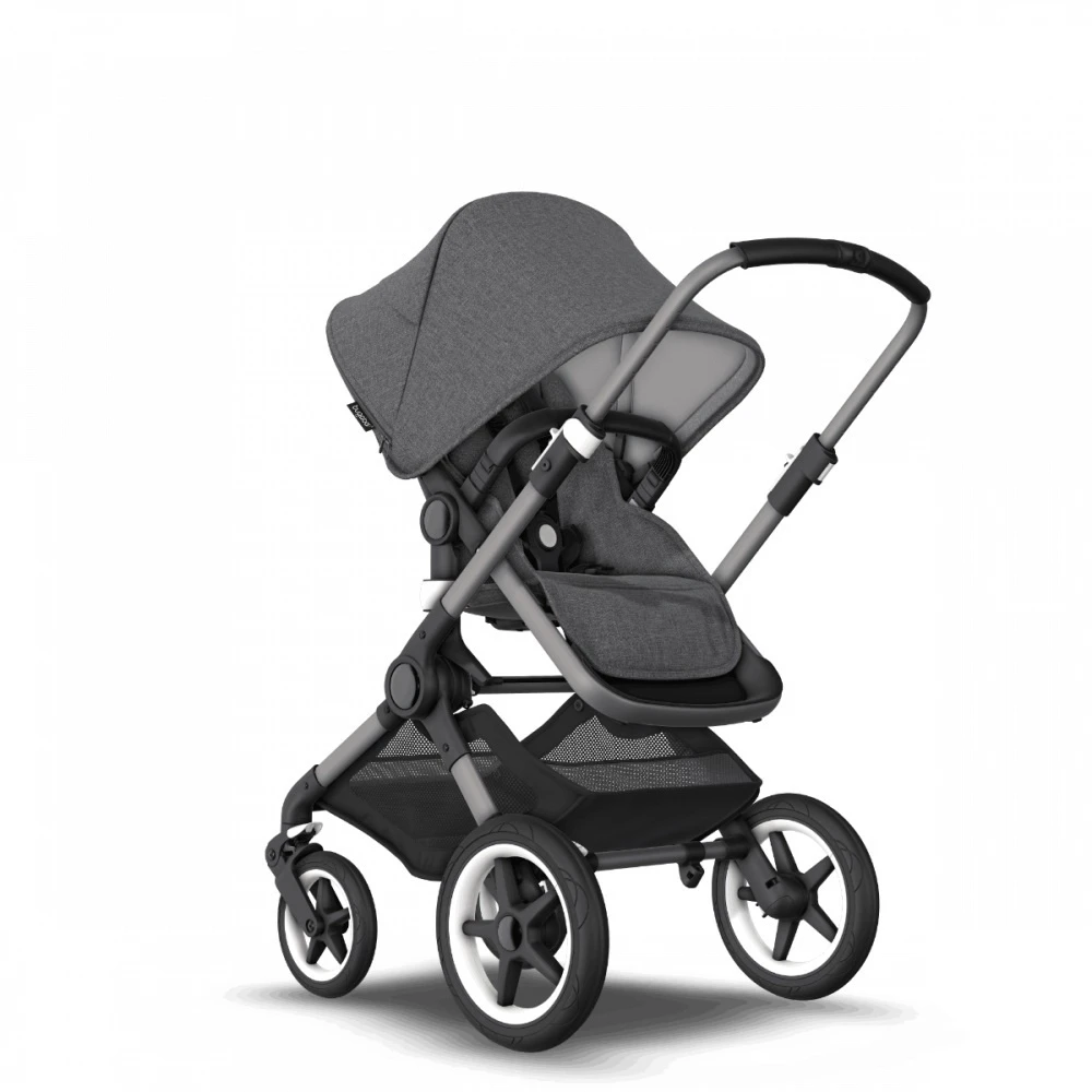 Bugaboo Pack Duo Poussette Fox 3 Complète Châssis Graphite Gris Chiné 2 Bugaboo Pack Duo Poussette Fox 3 Complète Châssis Graphite Gris Chiné – Image 2
