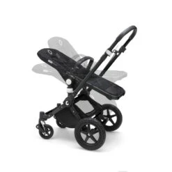 Bugaboo Pack Poussette Duo Caméléon3 Plus Complète Noir Gris Chiné -Allobébé ug041333472 7
