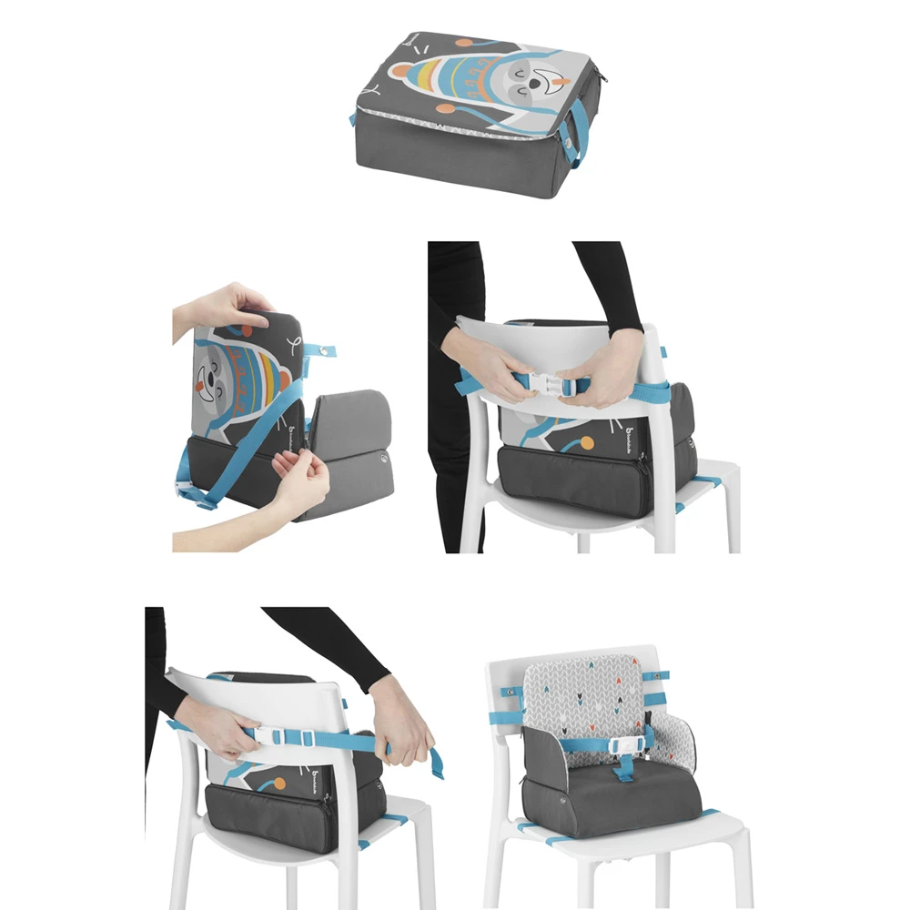 Badabulle Réhausseur De Chaise Nomade 2 En 1 Yummy 4 Badabulle Réhausseur De Chaise Nomade 2 En 1 Yummy – Image 4