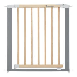 Badabulle Barrière De Sécurité Safe & Lock Bois Métal 73-81.5 Cm