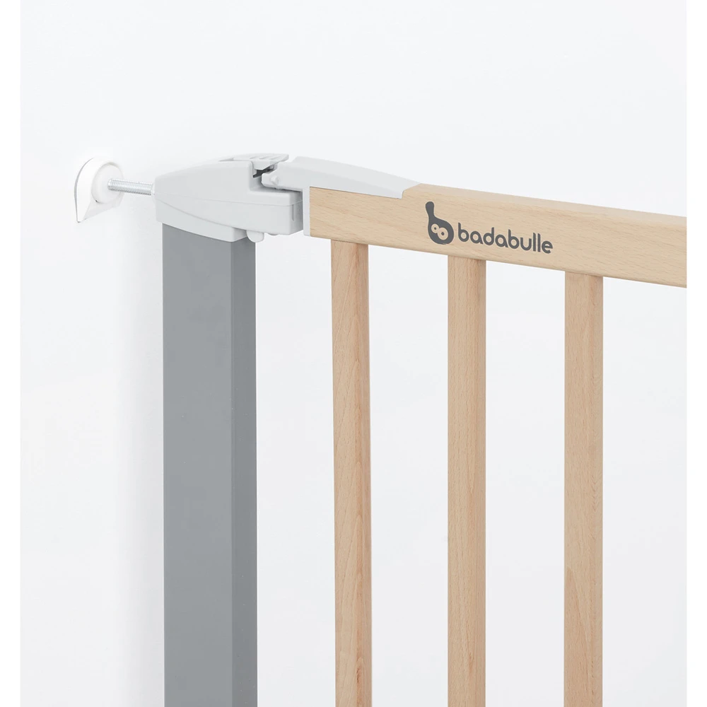 Badabulle Barrière De Sécurité Safe & Lock Bois Métal 73-81.5 Cm 5 Badabulle Barrière De Sécurité Safe & Lock Bois Métal 73-81.5 Cm – Image 5
