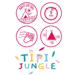 Badabulle Tipi Anti Uv Jungle Interieur Extérieur 23 Badabulle Tipi Anti Uv Jungle Interieur Extérieur -Allobébé ul084065854 11