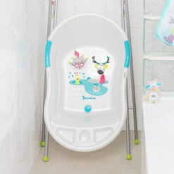 Badabulle Baignoire Bébé Ergo Ludique Blanche Montagne 7 Badabulle Baignoire Bébé Ergo Ludique Blanche Montagne -Allobébé ul092299754 3