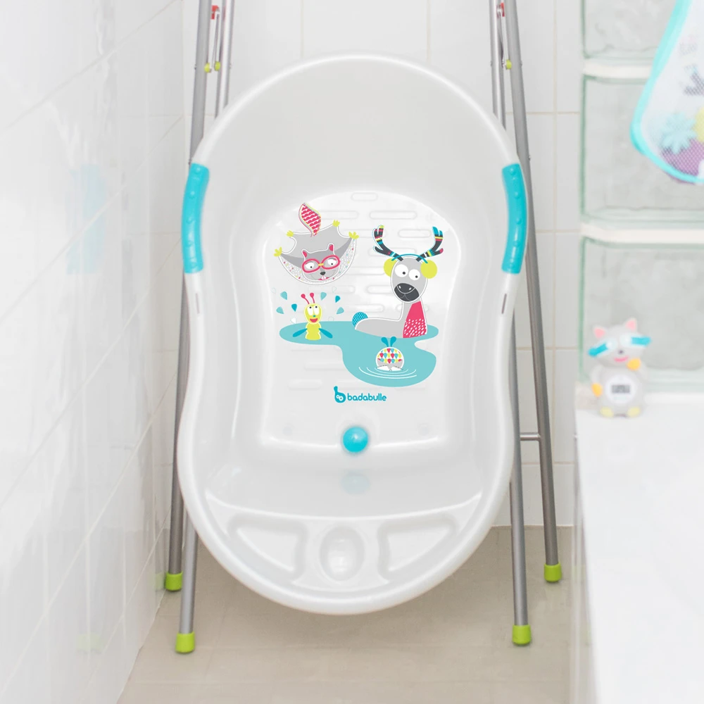 Badabulle Baignoire Bébé Ergo Ludique Blanche Montagne 4 Badabulle Baignoire Bébé Ergo Ludique Blanche Montagne – Image 4