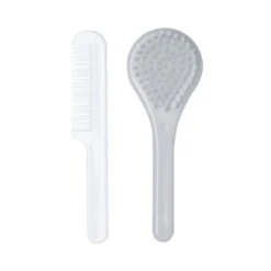 Luma Set Coiffure Brosse Et Peigne - Gris Clair
