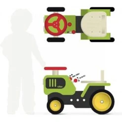 Porteur Tracteur En Bois Vilac -Allobébé vc082010278 2