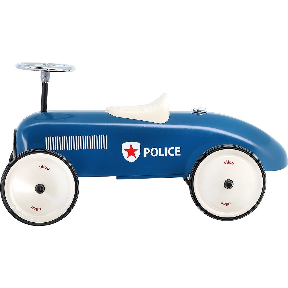 Vilac Porteur Voiture Vintage Police 5 Vilac Porteur Voiture Vintage Police – Image 5