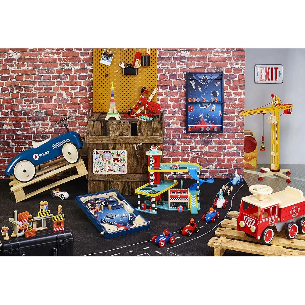 Vilac Porteur Voiture Vintage Police 7 Vilac Porteur Voiture Vintage Police – Image 7