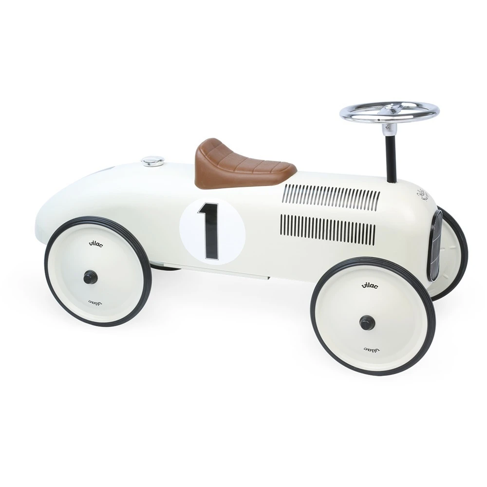 Vilac Porteur Bébé Voiture Vintage Blanc Crème 1 Vilac Porteur Bébé Voiture Vintage Blanc Crème
