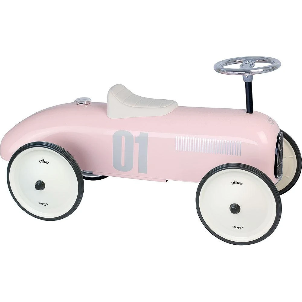 Vilac Porteur Bébé Voiture Vintage Rose Tendre 1 Vilac Porteur Bébé Voiture Vintage Rose Tendre
