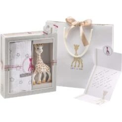 Coffret Sophie La Girafe Et Lange 120 X 120 Cm