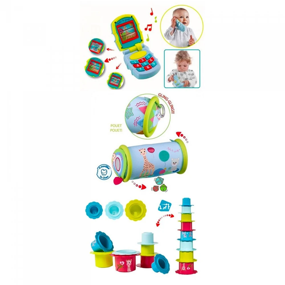 Coffret Les Essentiels De L'éveil Sophie La Girafe 2 Coffret Les Essentiels De L'éveil Sophie La Girafe – Image 2