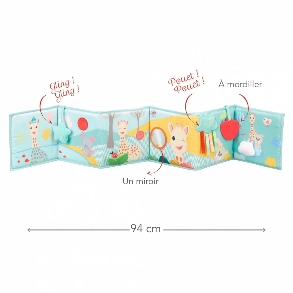 Livre D'éveil à Déplier Sophie La Girafe 4 Livre D'éveil à Déplier Sophie La Girafe – Image 4