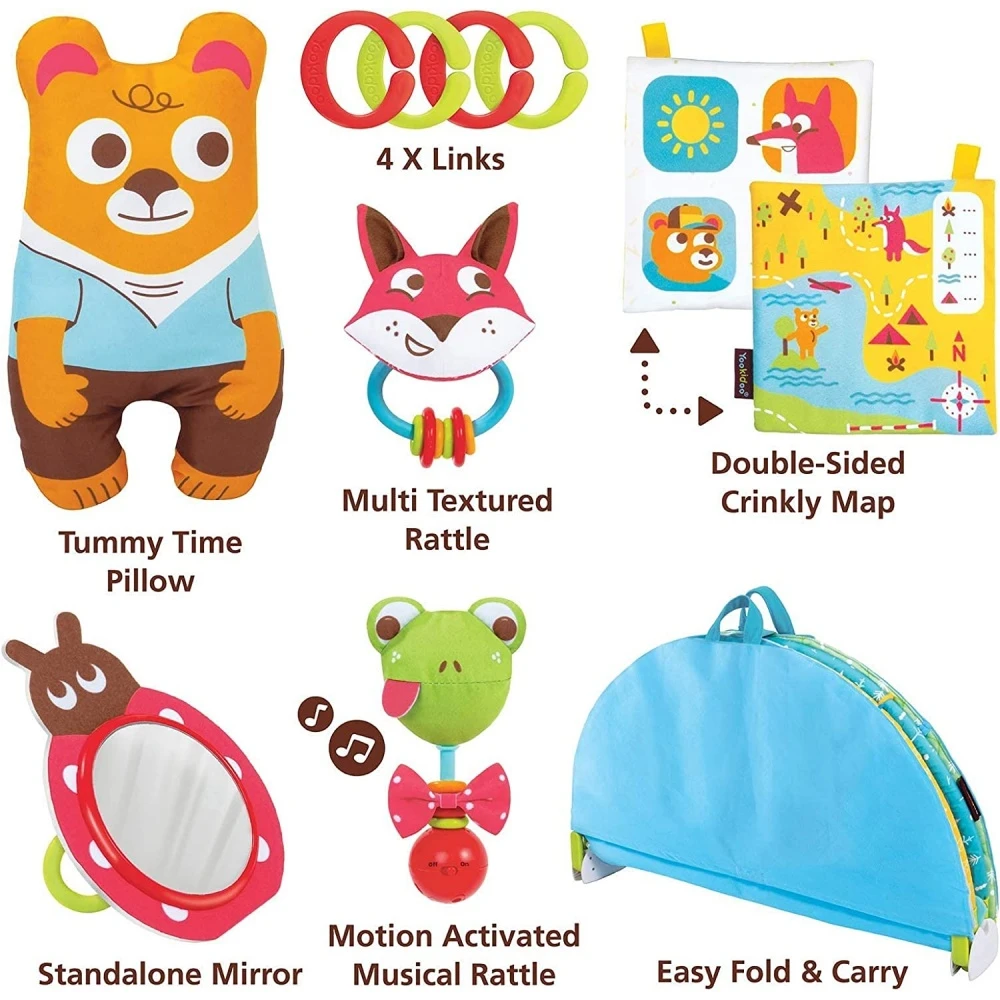 Yookidoo Tapis D'éveil Bébé Play N Nap Gymotion 5 Yookidoo Tapis D'éveil Bébé Play N Nap Gymotion – Image 5